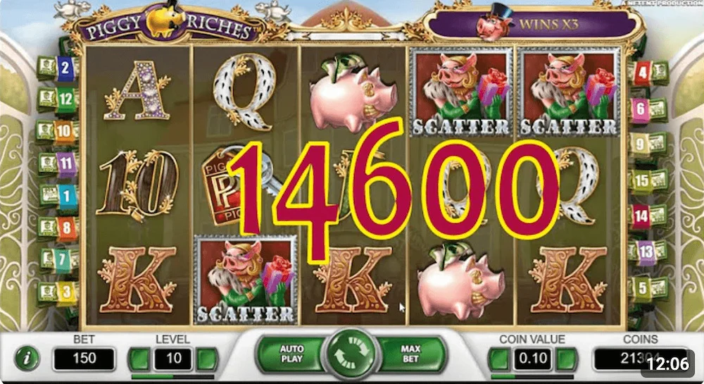 How to play Piggy Riches Slot Machine