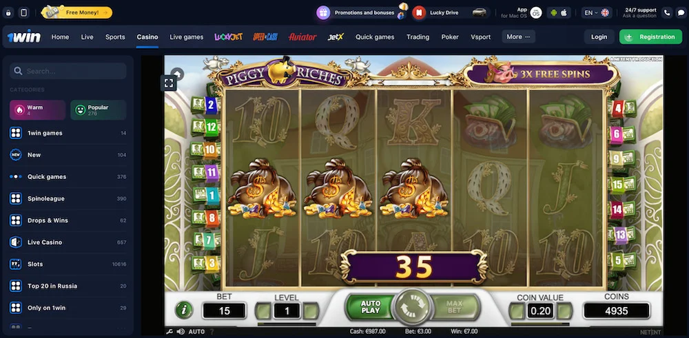 Piggy Riches Free Slots 