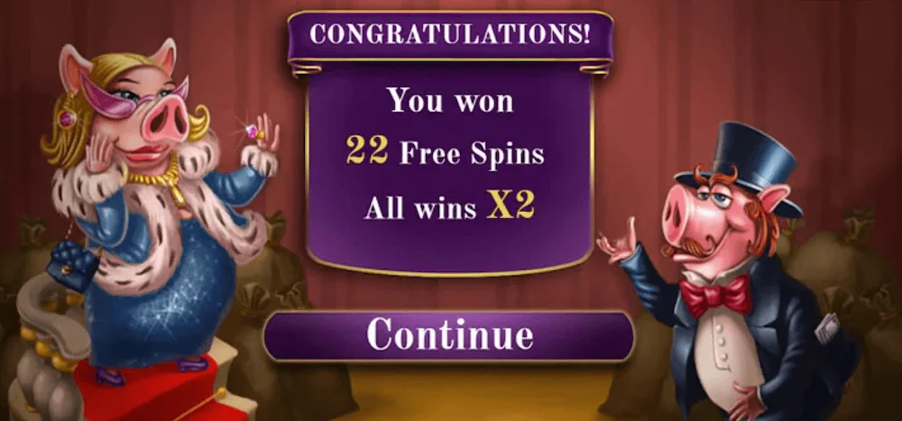 Piggy Riches Free Spins